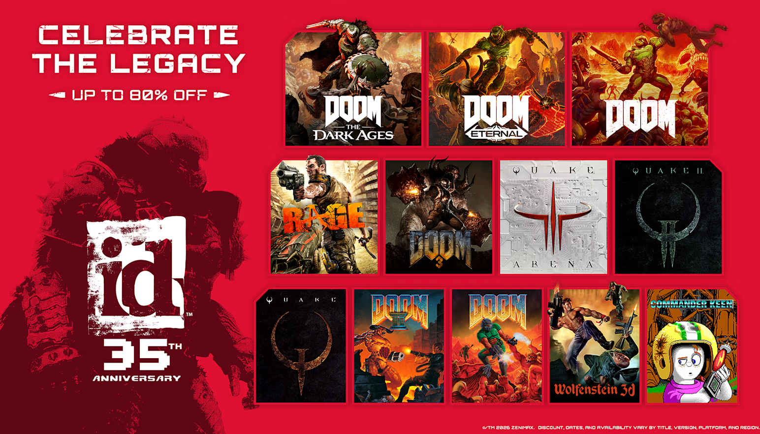 id software 35th anniversary discounts