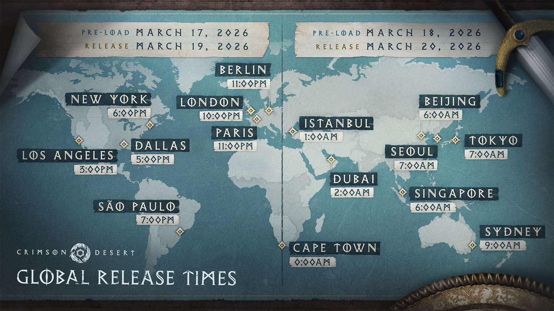 crimson desert global launch times