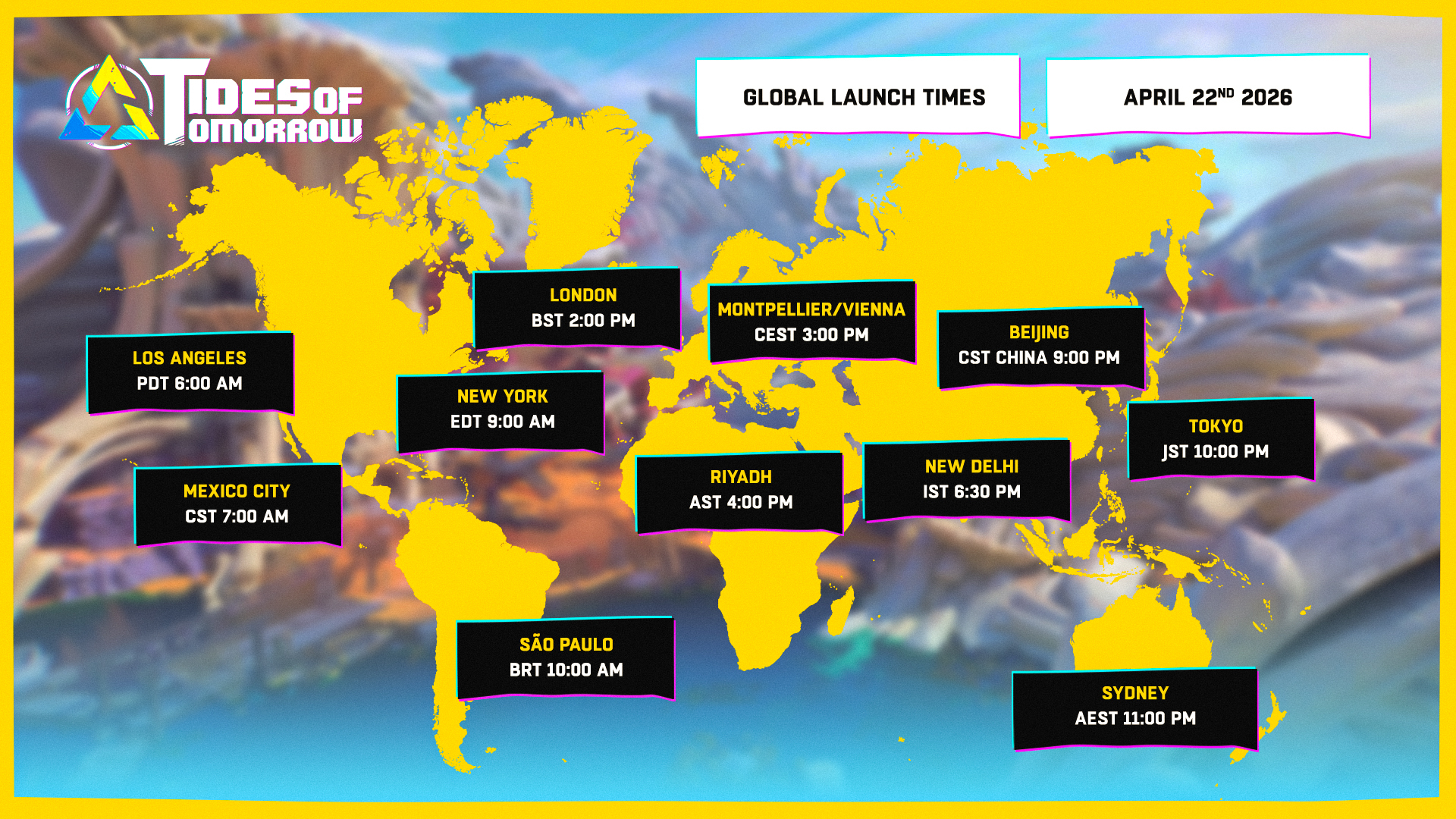 tides of tomorrow launch times