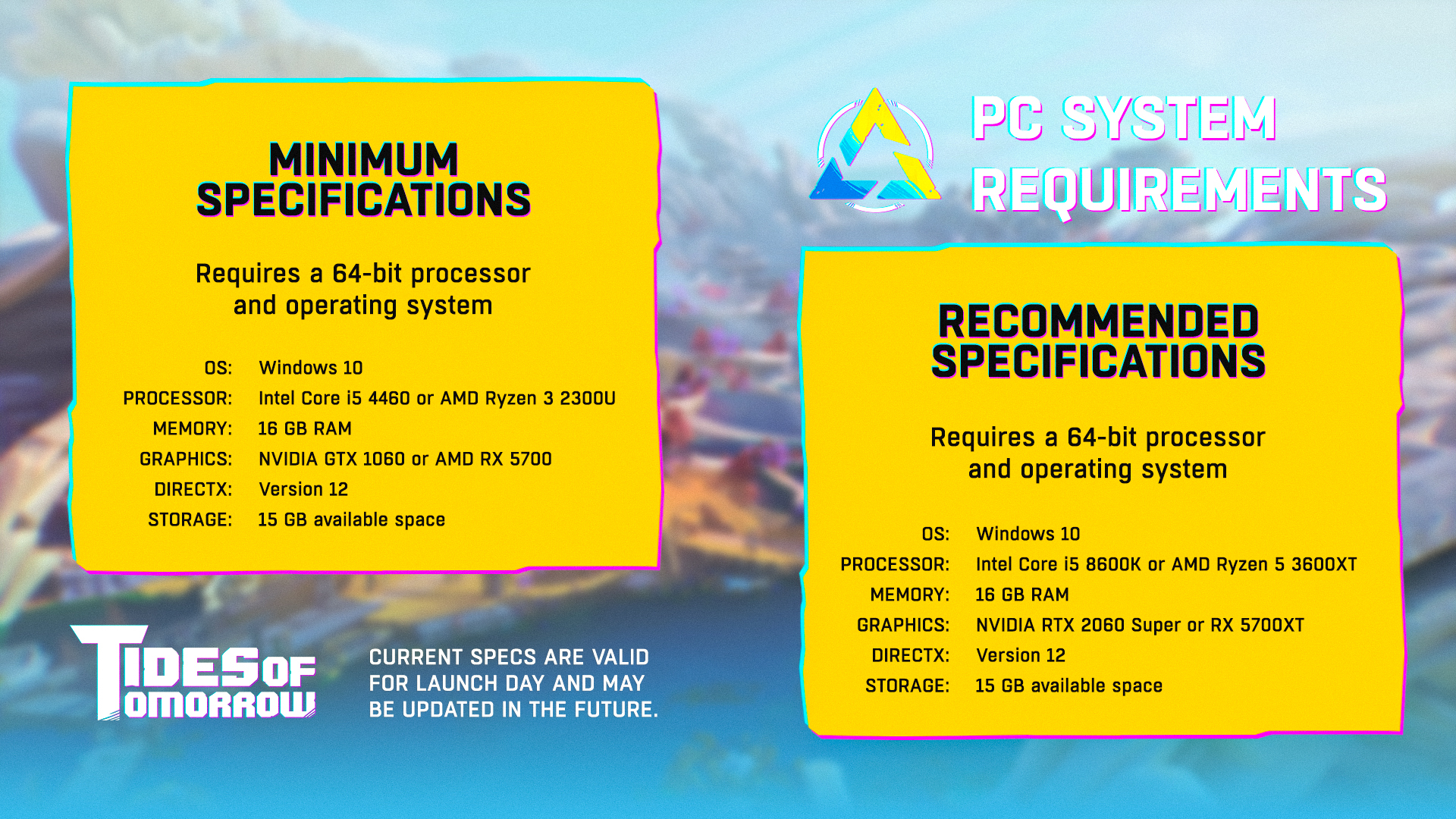 tides of tomorrow pc specs
